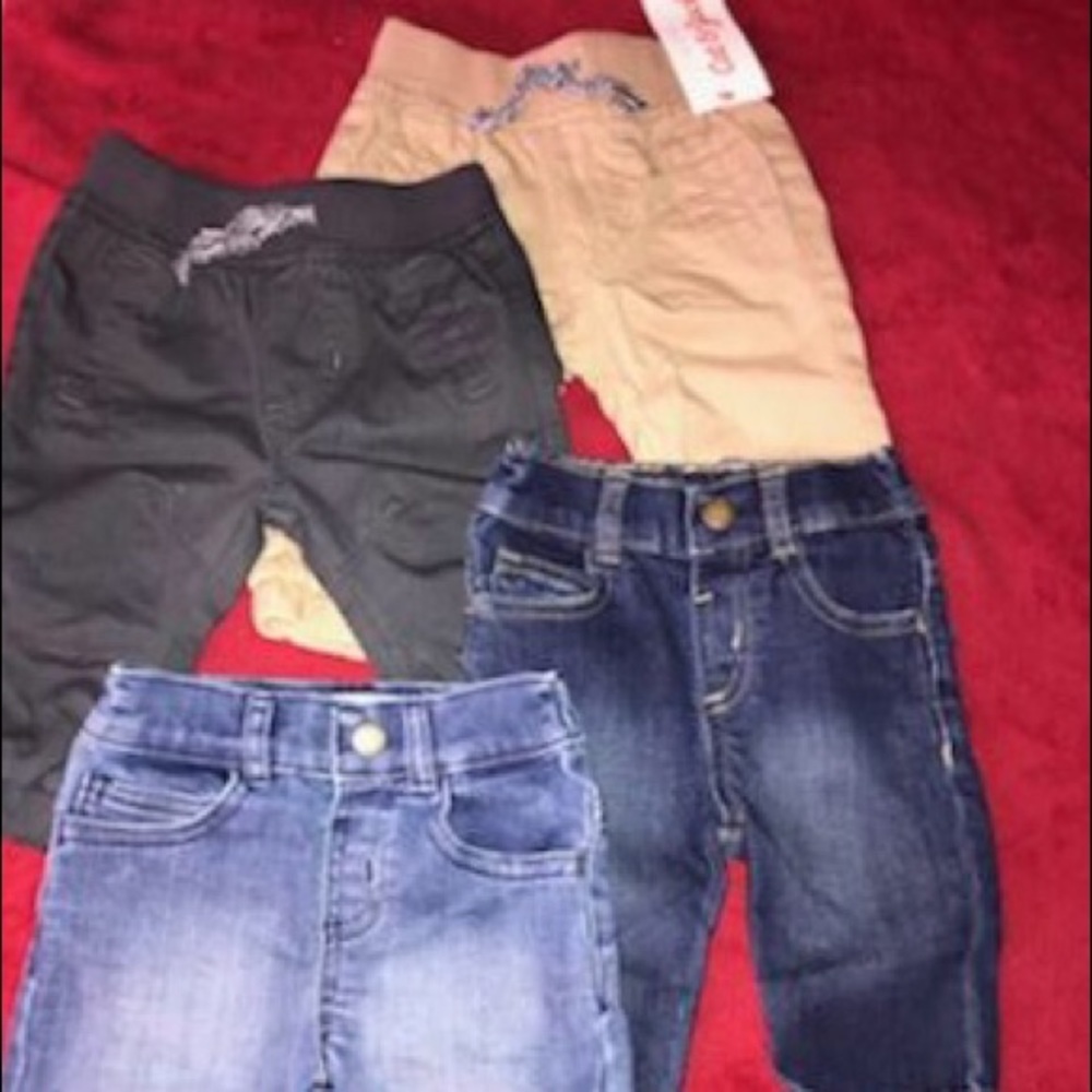 4 pairs of Cat and Jack infant Pants